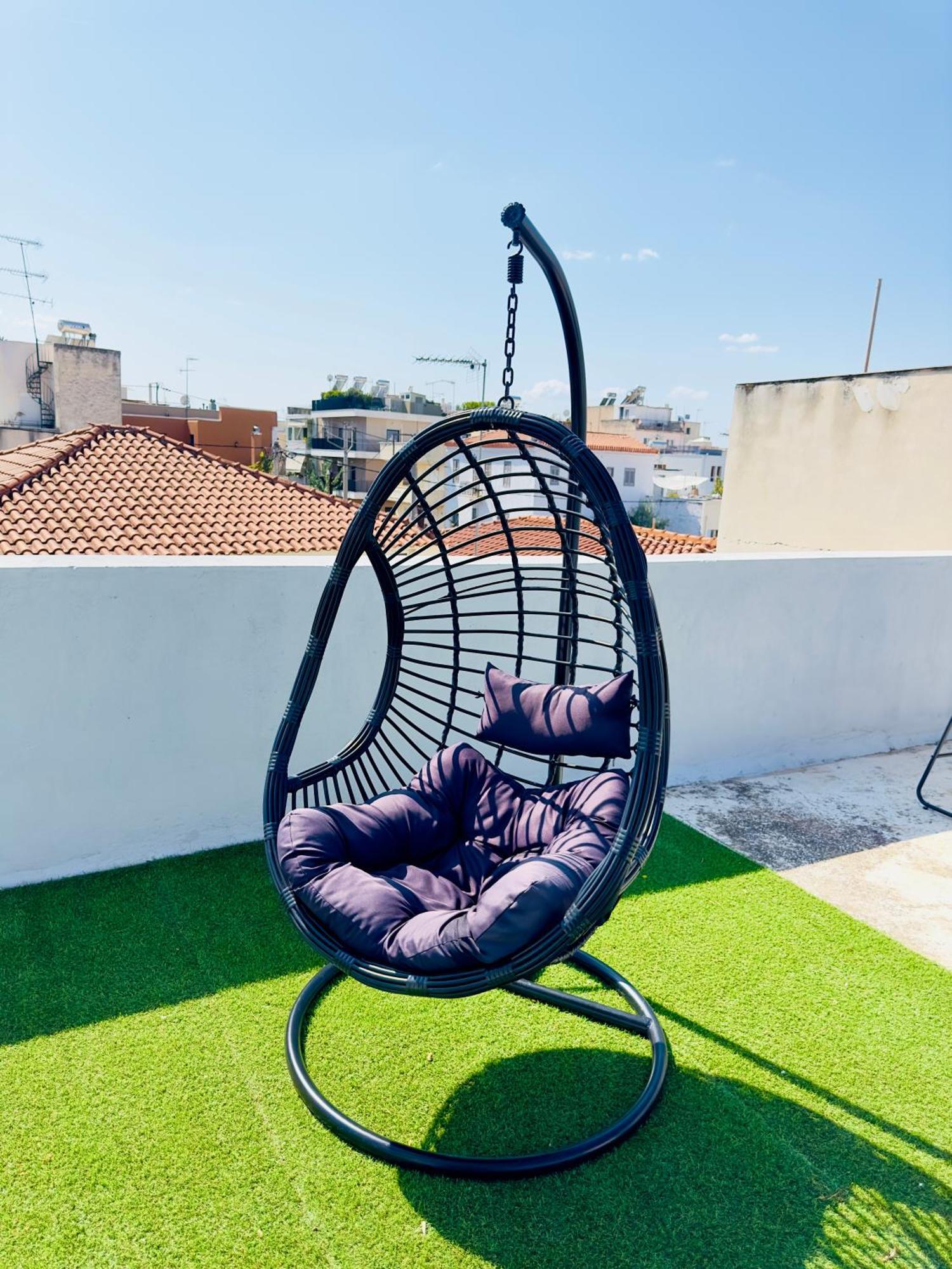 Yuna Penthouse, 100Sqm Private Rooftop Terrasse, Acropolis By Foot アテネ エクステリア 写真