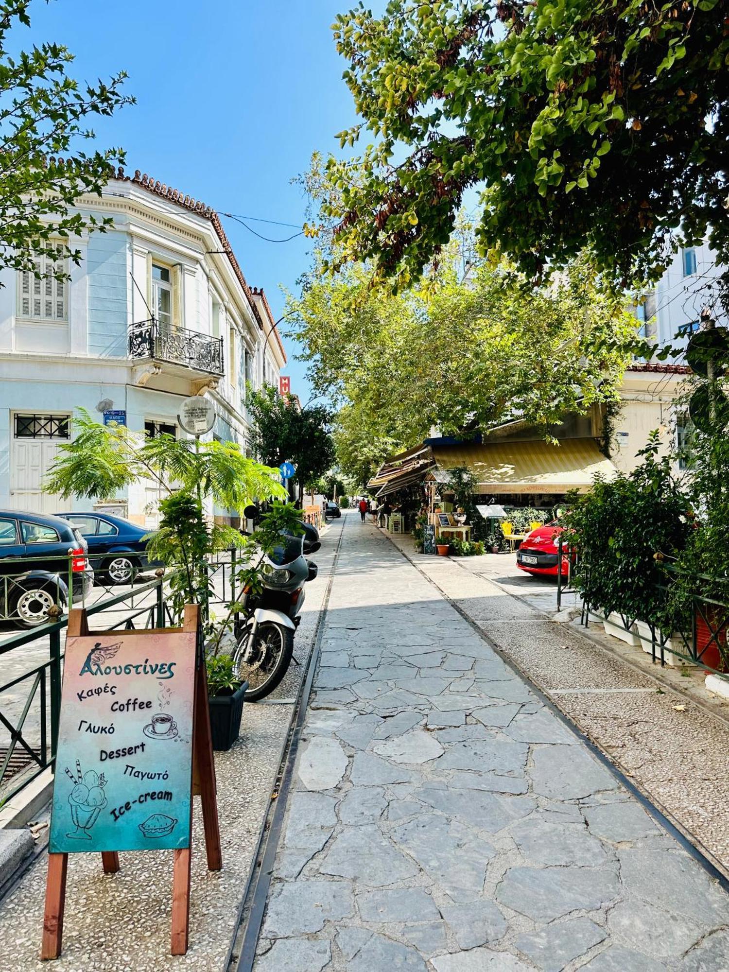 Yuna Penthouse, 100Sqm Private Rooftop Terrasse, Acropolis By Foot アテネ エクステリア 写真