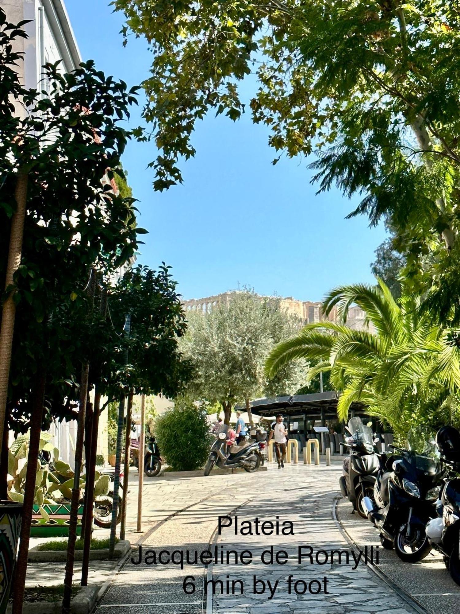 Yuna Penthouse, 100Sqm Private Rooftop Terrasse, Acropolis By Foot アテネ エクステリア 写真