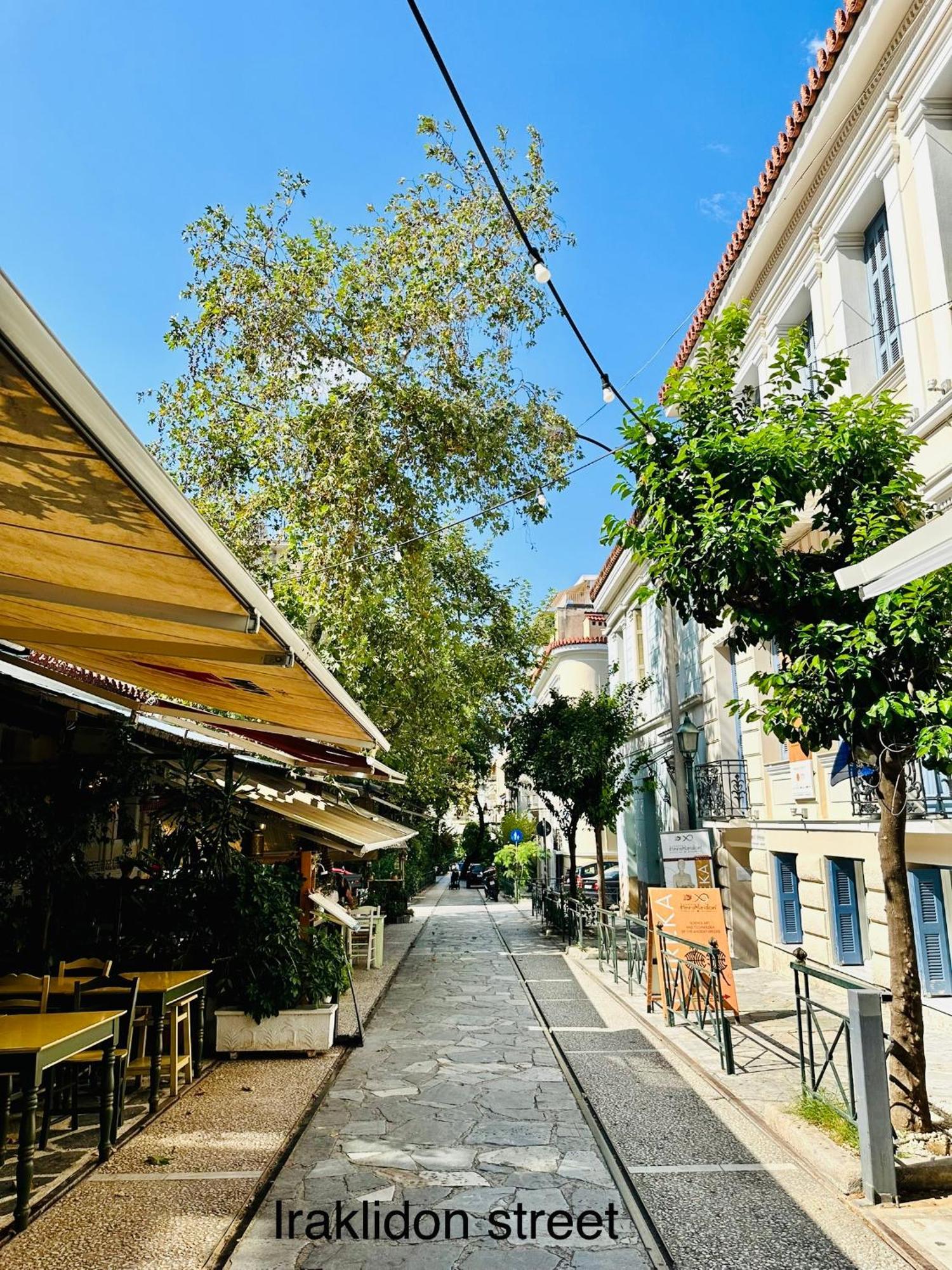 Yuna Penthouse, 100Sqm Private Rooftop Terrasse, Acropolis By Foot アテネ エクステリア 写真