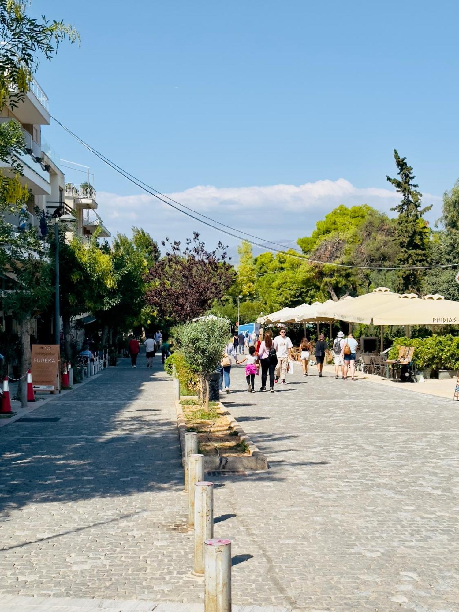 Yuna Penthouse, 100Sqm Private Rooftop Terrasse, Acropolis By Foot アテネ エクステリア 写真