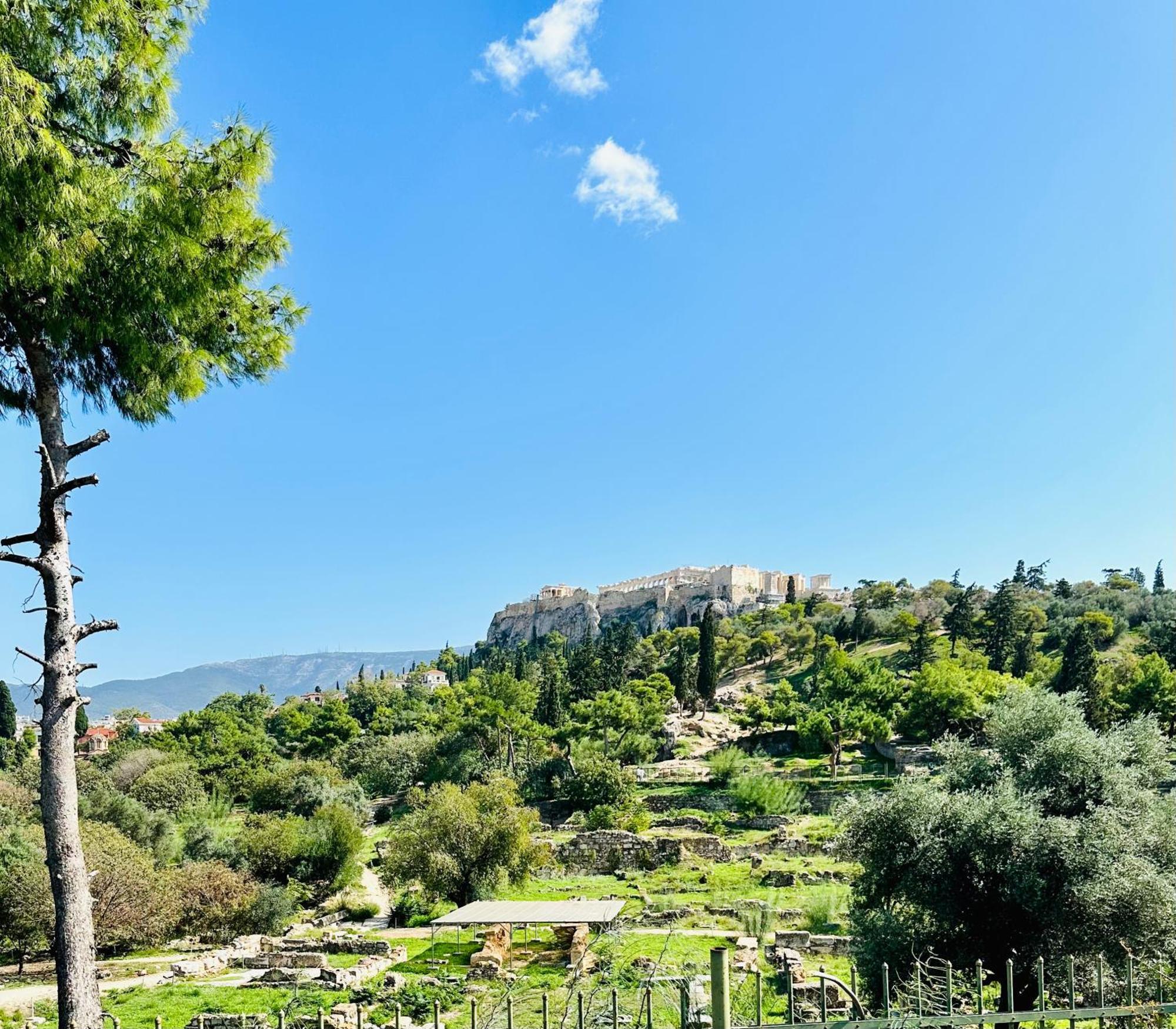 Yuna Penthouse, 100Sqm Private Rooftop Terrasse, Acropolis By Foot アテネ エクステリア 写真