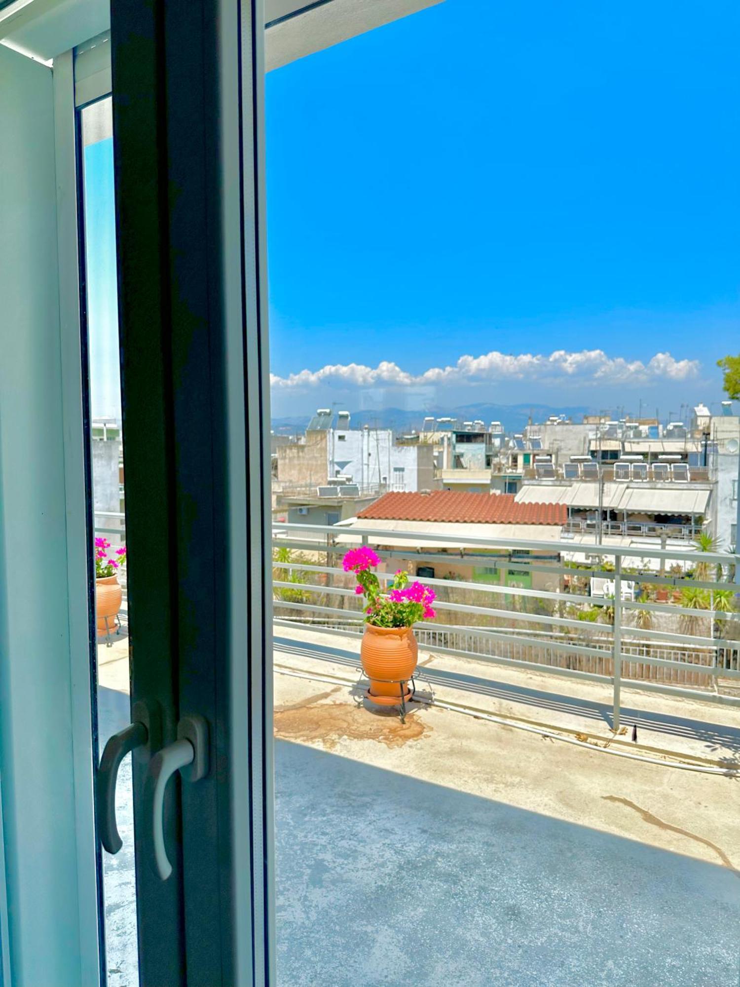 Yuna Penthouse, 100Sqm Private Rooftop Terrasse, Acropolis By Foot アテネ エクステリア 写真